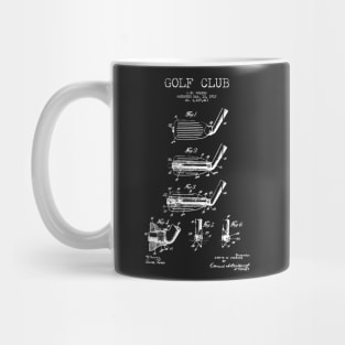 Golf Club Patent Mug